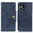 Leather Case Stands Flip Cover Holder N06P for Oppo Reno7 4G Blue