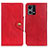 Leather Case Stands Flip Cover Holder N06P for Oppo Reno7 4G Red