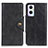 Leather Case Stands Flip Cover Holder N06P for Oppo Reno7 Lite 5G Black