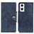 Leather Case Stands Flip Cover Holder N06P for Oppo Reno8 Lite 5G Blue