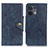Leather Case Stands Flip Cover Holder N06P for Oppo Reno9 Pro 5G Blue
