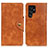 Leather Case Stands Flip Cover Holder N06P for Samsung Galaxy S21 Ultra 5G