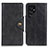 Leather Case Stands Flip Cover Holder N06P for Samsung Galaxy S21 Ultra 5G Black