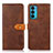 Leather Case Stands Flip Cover Holder N07P for Motorola Moto Edge 20 5G