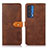 Leather Case Stands Flip Cover Holder N07P for Motorola Moto Edge (2021) 5G