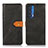 Leather Case Stands Flip Cover Holder N07P for Motorola Moto Edge (2021) 5G Black