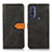 Leather Case Stands Flip Cover Holder N07P for Motorola Moto G Pure Black