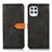 Leather Case Stands Flip Cover Holder N07P for Motorola Moto G100 5G Black