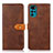 Leather Case Stands Flip Cover Holder N07P for Motorola Moto G22