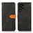 Leather Case Stands Flip Cover Holder N07P for Samsung Galaxy S23 Ultra 5G Black