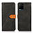 Leather Case Stands Flip Cover Holder N07P for Vivo Y21t Black