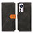 Leather Case Stands Flip Cover Holder N07P for Xiaomi Mi 12 Lite 5G Black