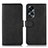 Leather Case Stands Flip Cover Holder N08P for Oppo A78 5G Black