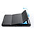 Leather Case Stands Flip Cover Holder P03 for Apple iPad 10.2 (2021) Black