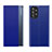 Leather Case Stands Flip Cover Holder Q02H for Samsung Galaxy A33 5G Blue