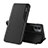 Leather Case Stands Flip Cover Holder Q02H for Xiaomi Redmi A1 Black