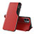Leather Case Stands Flip Cover Holder Q02H for Xiaomi Redmi A1 Red