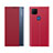 Leather Case Stands Flip Cover Holder Q04H for Xiaomi Redmi 9C Red