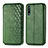 Leather Case Stands Flip Cover Holder S01D for Huawei Honor 9X Green