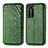 Leather Case Stands Flip Cover Holder S01D for Huawei P40 Pro Green