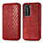 Leather Case Stands Flip Cover Holder S01D for Huawei P40 Pro Red