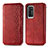 Leather Case Stands Flip Cover Holder S01D for Huawei P40 Red