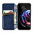 Leather Case Stands Flip Cover Holder S01D for Motorola Moto Edge 20 Pro 5G