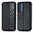 Leather Case Stands Flip Cover Holder S01D for Motorola Moto Edge (2021) 5G Black