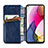Leather Case Stands Flip Cover Holder S01D for Motorola Moto G Stylus (2021)