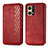Leather Case Stands Flip Cover Holder S01D for Oppo Reno7 4G Red