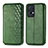 Leather Case Stands Flip Cover Holder S01D for Oppo Reno7 Pro 5G Green