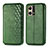 Leather Case Stands Flip Cover Holder S01D for Oppo Reno8 4G Green