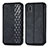 Leather Case Stands Flip Cover Holder S01D for Samsung Galaxy A20 SC-02M SCV46 Black