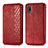 Leather Case Stands Flip Cover Holder S01D for Samsung Galaxy A20 SC-02M SCV46 Red