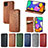Leather Case Stands Flip Cover Holder S01D for Samsung Galaxy F62 5G