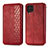 Leather Case Stands Flip Cover Holder S01D for Samsung Galaxy F62 5G Red