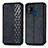Leather Case Stands Flip Cover Holder S01D for Samsung Galaxy M31 Prime Edition Black