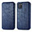 Leather Case Stands Flip Cover Holder S01D for Samsung Galaxy Note 10 Lite Blue