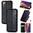 Leather Case Stands Flip Cover Holder S01D for Samsung Galaxy Note 20 5G