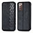 Leather Case Stands Flip Cover Holder S01D for Samsung Galaxy Note 20 5G Black