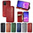 Leather Case Stands Flip Cover Holder S01D for Samsung Galaxy S10 Lite