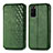 Leather Case Stands Flip Cover Holder S01D for Samsung Galaxy S20 Green