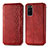 Leather Case Stands Flip Cover Holder S01D for Samsung Galaxy S20 Red