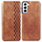 Leather Case Stands Flip Cover Holder S01D for Samsung Galaxy S22 Plus 5G