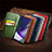 Leather Case Stands Flip Cover Holder S01D for Samsung Galaxy S23 Ultra 5G