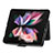 Leather Case Stands Flip Cover Holder S01D for Samsung Galaxy Z Fold4 5G