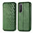 Leather Case Stands Flip Cover Holder S01D for Sony Xperia 1 II Green