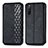 Leather Case Stands Flip Cover Holder S01D for Sony Xperia 10 III Black