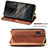 Leather Case Stands Flip Cover Holder S01D for Sony Xperia Ace II