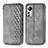 Leather Case Stands Flip Cover Holder S01D for Xiaomi Mi 12X 5G Gray